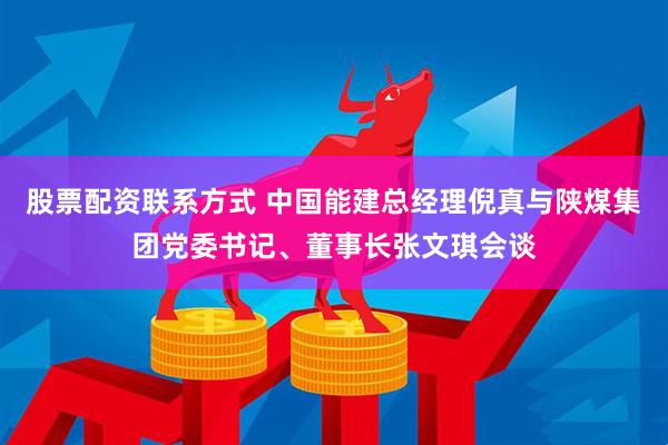 股票配资联系方式 中国能建总经理倪真与陕煤集团党委书记、董事长张文琪会谈
